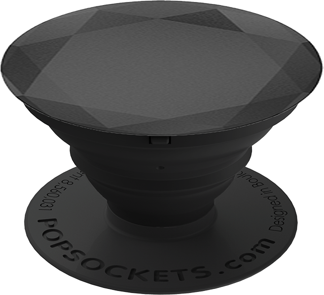 Popsocket Metallic Diamond Black Black From Atandt